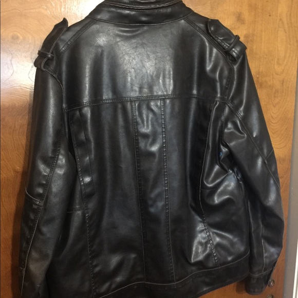 MENS LEVI LEATHER JACKET - Picture 2 of 8
